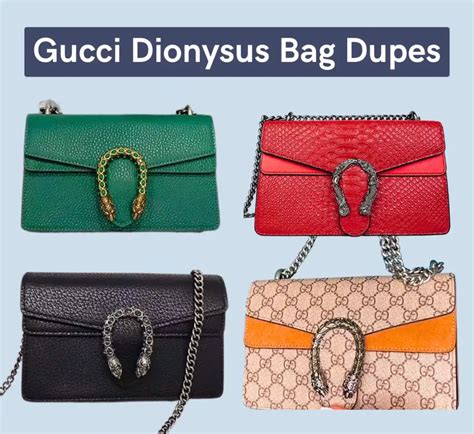 dionysus gucci bag dupe|gucci disco bag alternative.